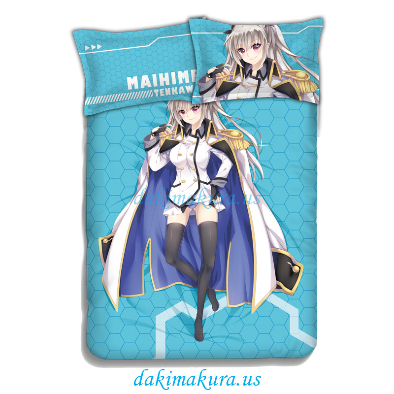 Qualidea Code Japanese Anime Bed Sheet Duvet Cover with Pillow Covers